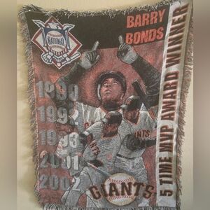 San Francisco Giants Barry Bonds Wall Tapestry /Throw